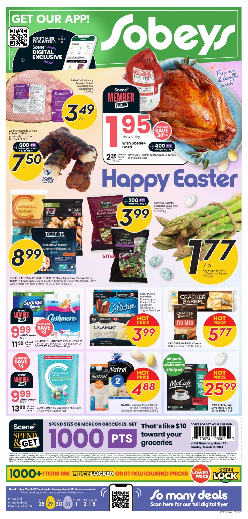 Sobeys Flyer ON April 11 to April 17, 2024 Preview. Save Now 🌟