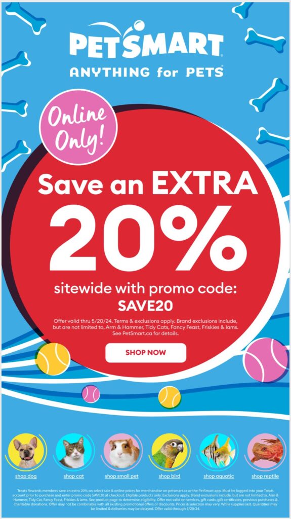 PetSmart Flyer March 25 to April 28, 2024! Save