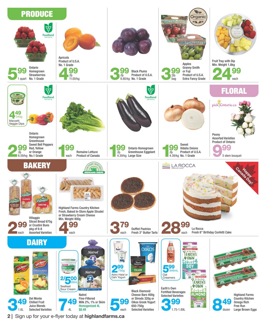 highland farms flyer june 20 to july 3 2