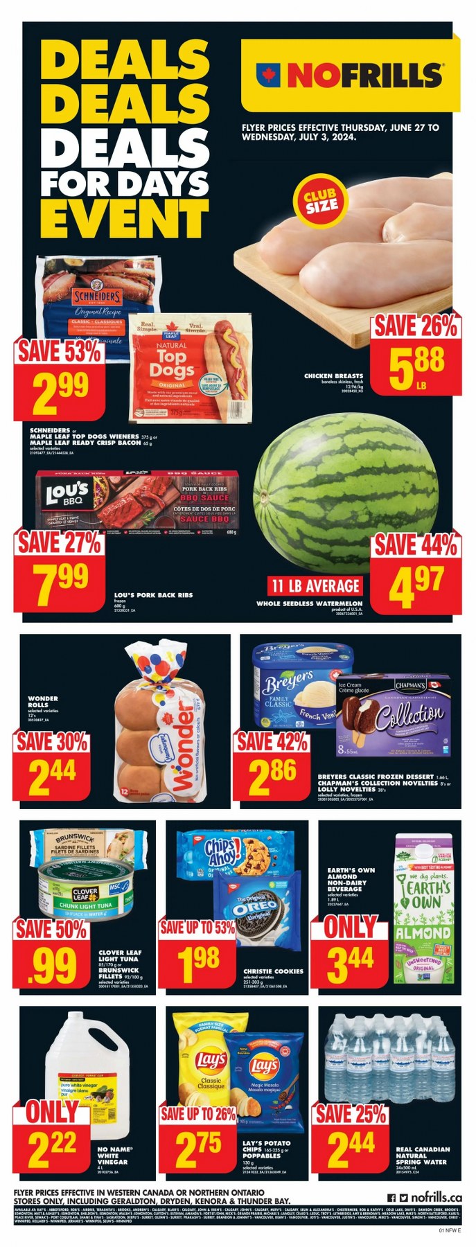 no frills west flyer june 27 to july 3 2