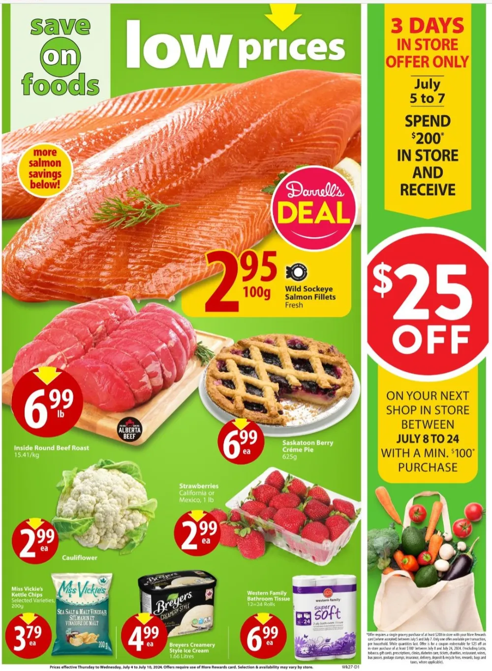 save on foods flyer july 4 1