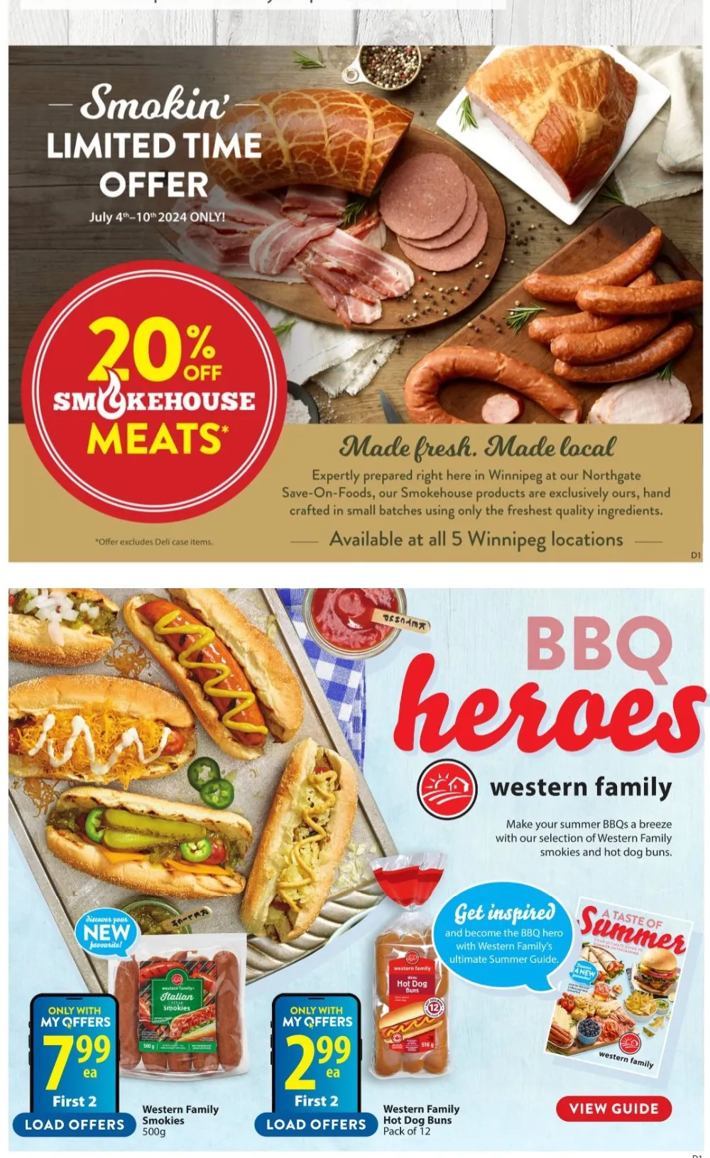 save on foods flyer july 4 14