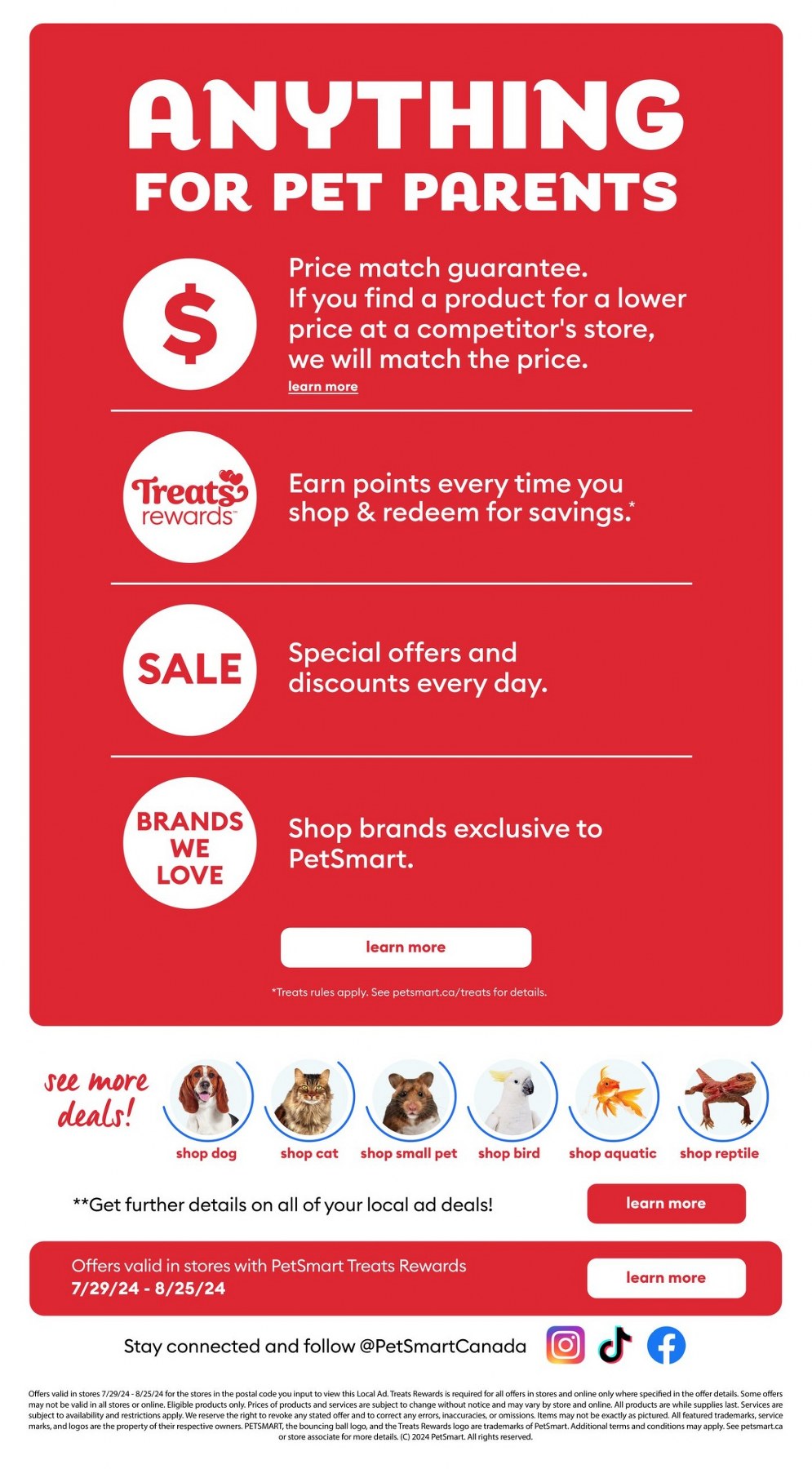 petsmart flyer july 29 august 4 14