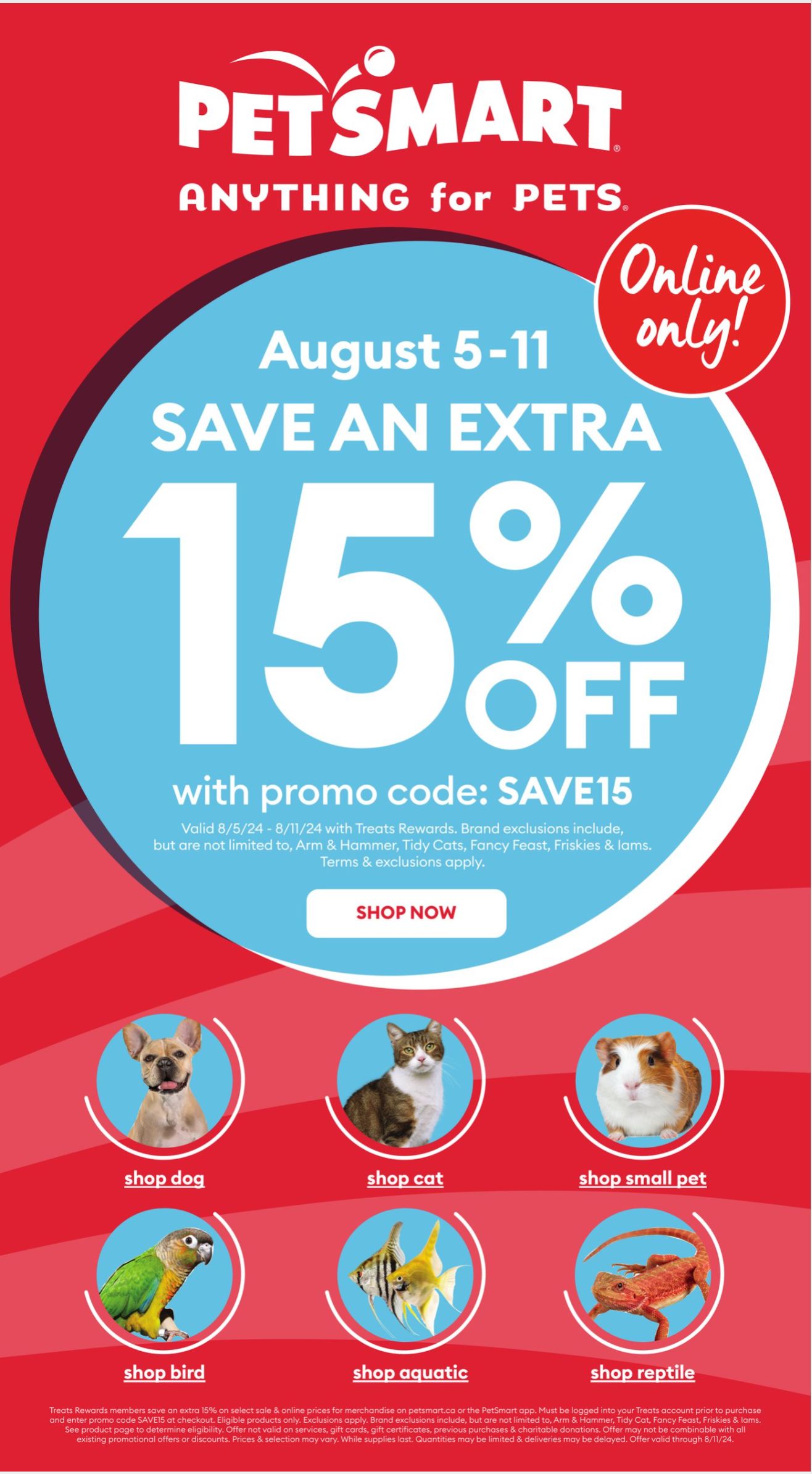 petsmart flyer august promo