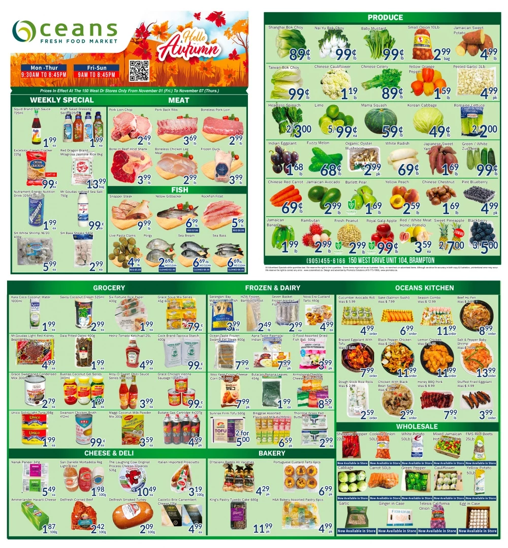 Oceans Canada Sale Flyer