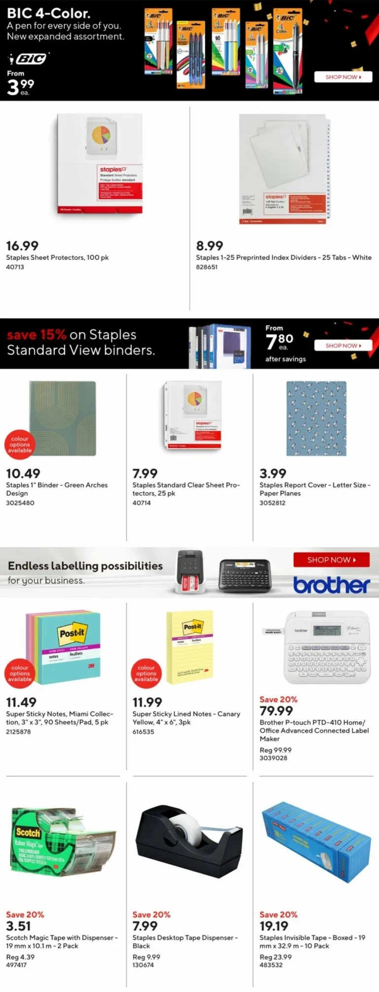 staples flyer october 30 november 5 22