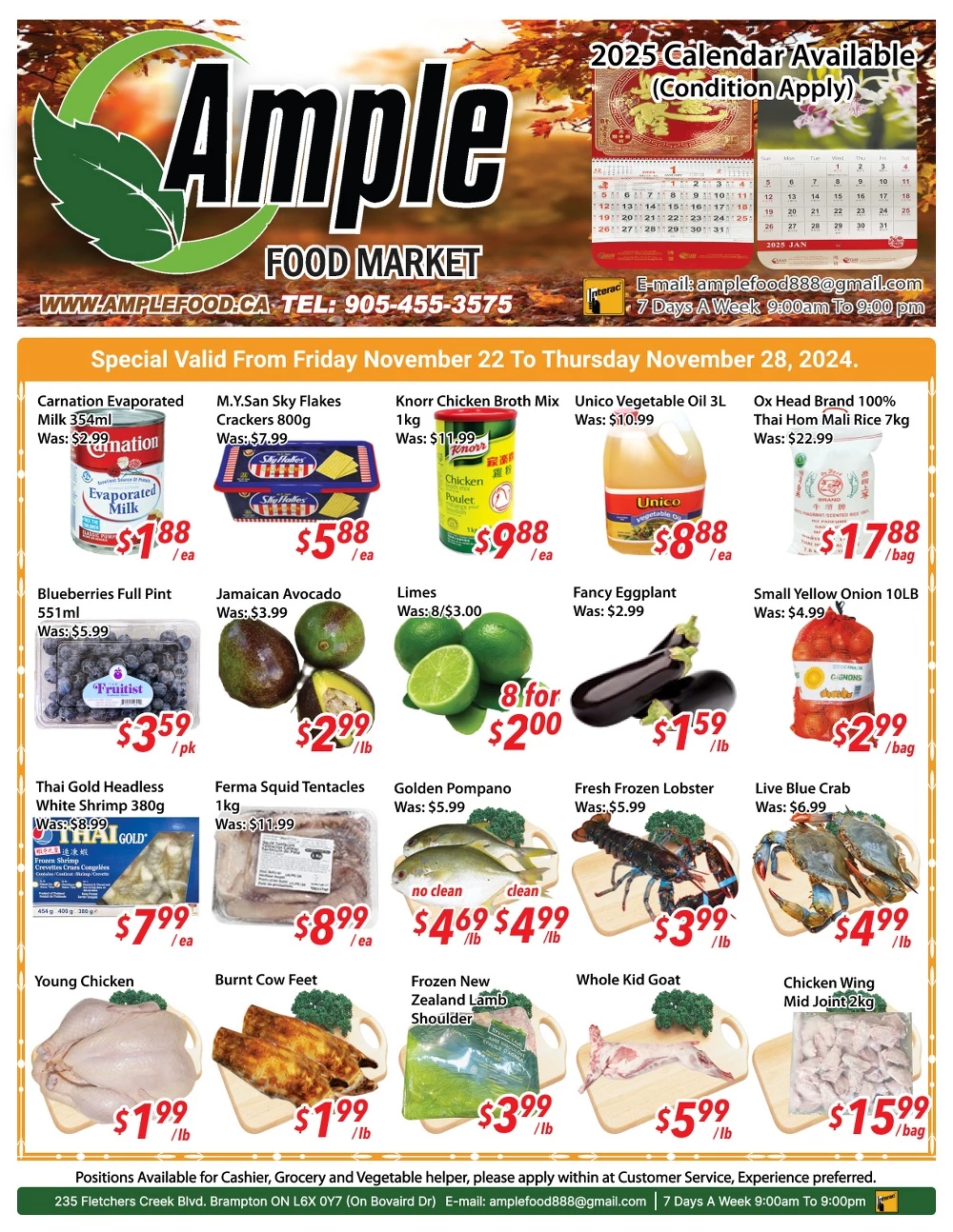 ample food market flyer nov 22 5