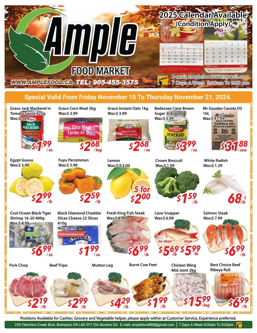 ample food market flyer november 15 5