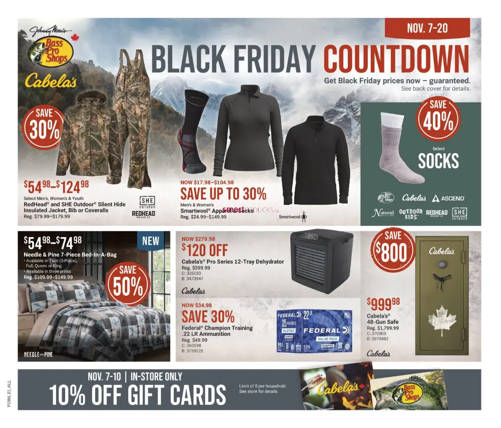 Cabela's Canada Black Friday Flyer 2024