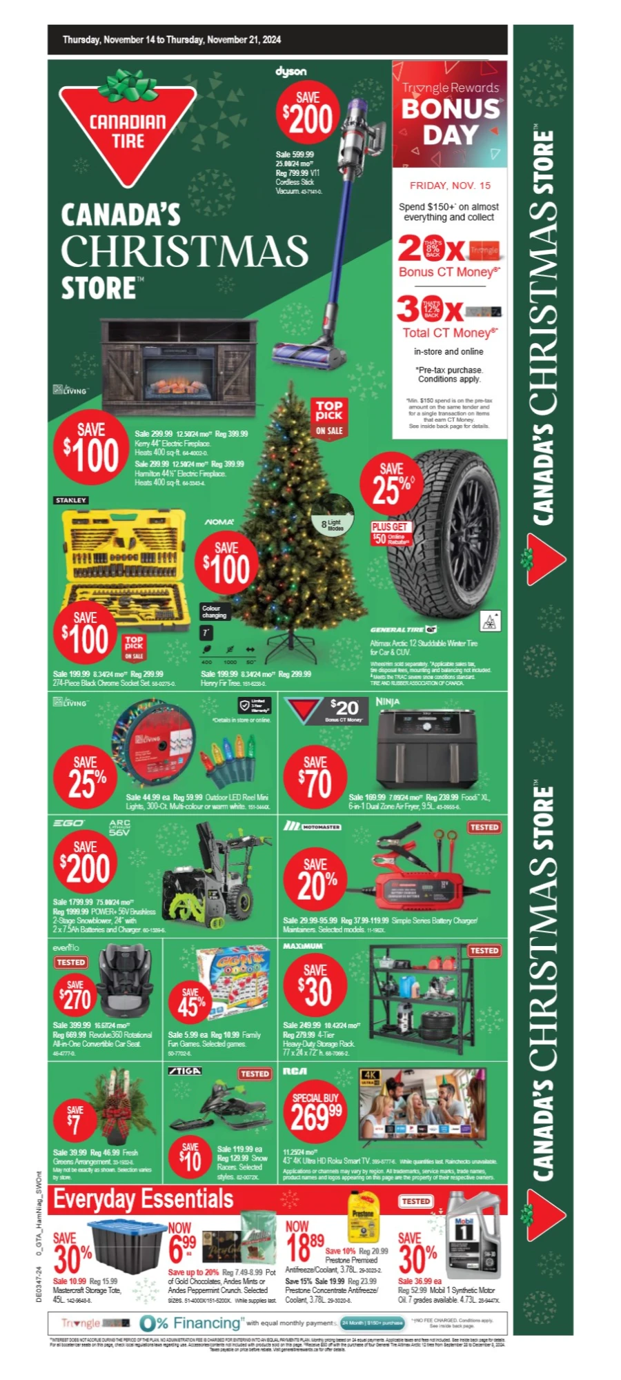 canadian tire christmas flyer november 14 20 1