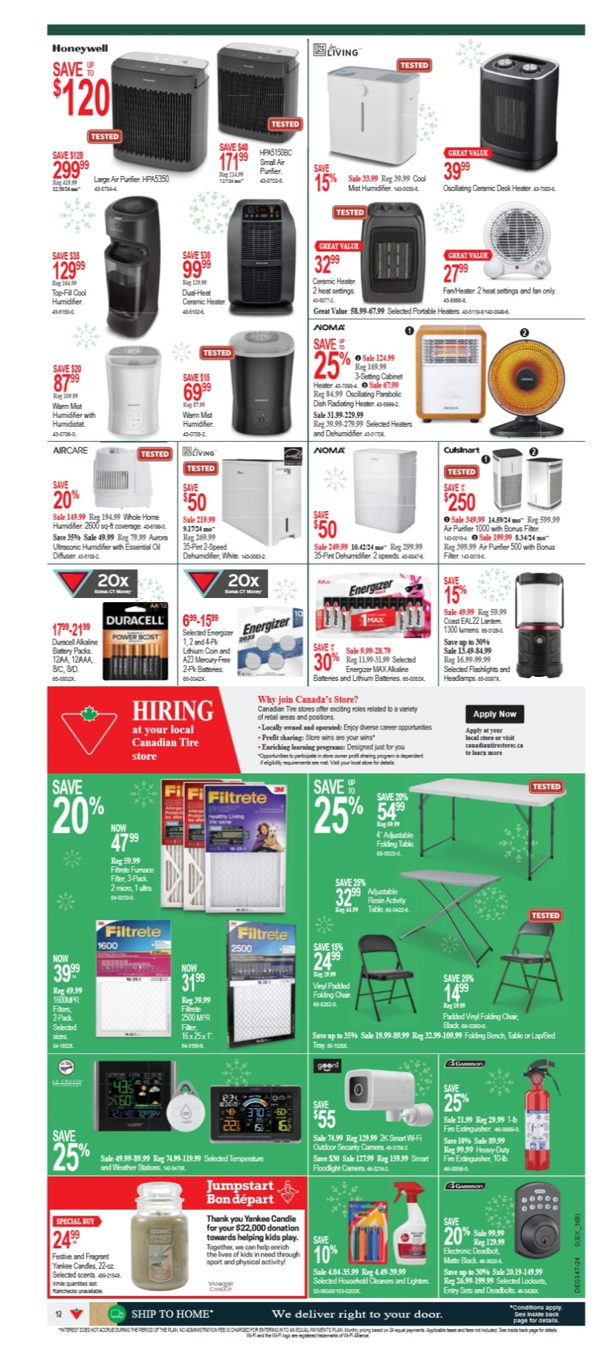 canadian tire christmas flyer november 14 20 12