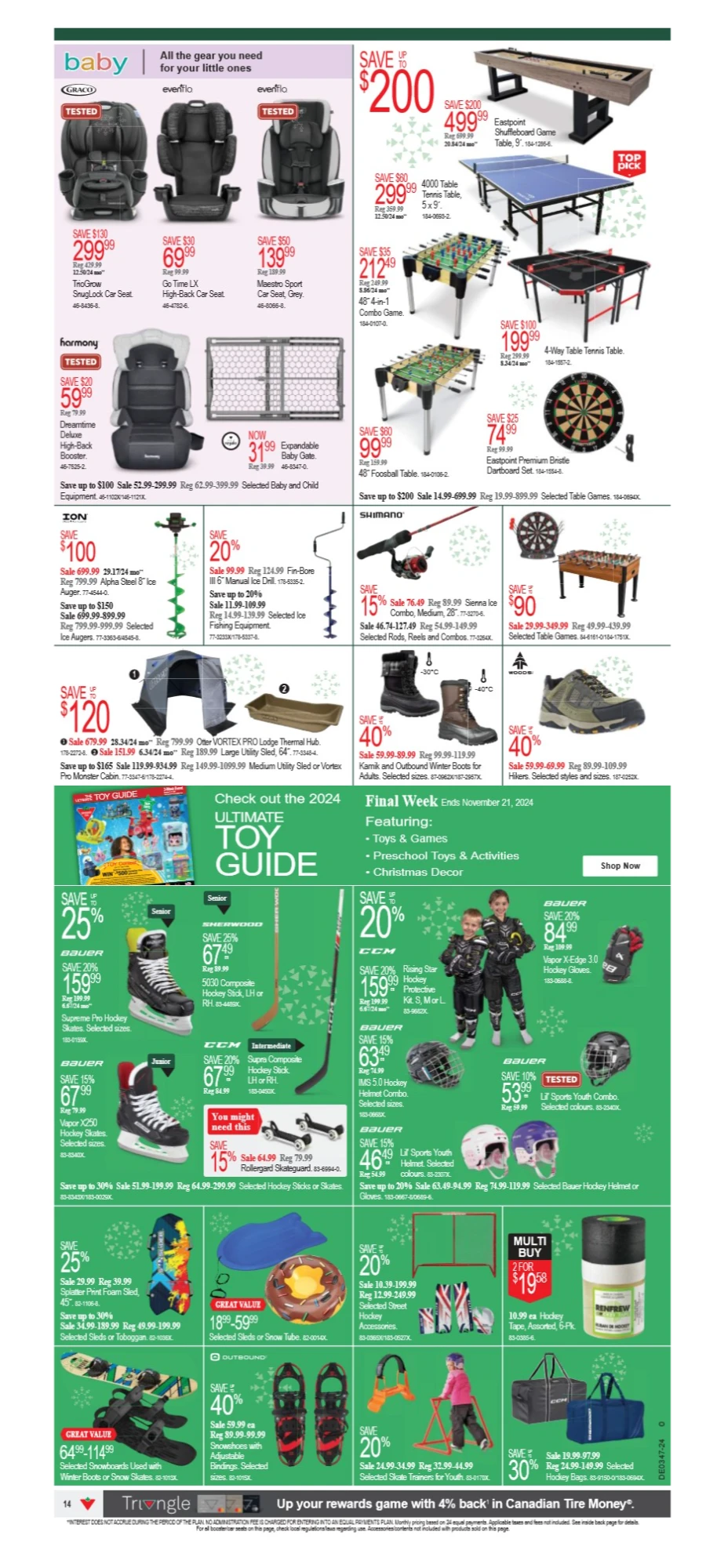 canadian tire christmas flyer november 14 20 14