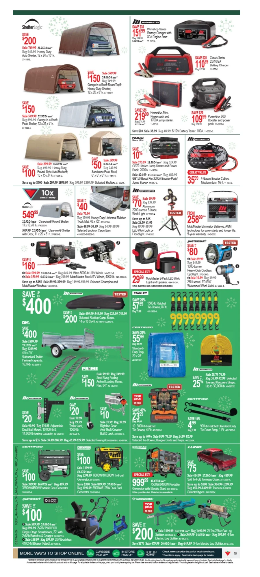 canadian tire christmas flyer november 14 20 19