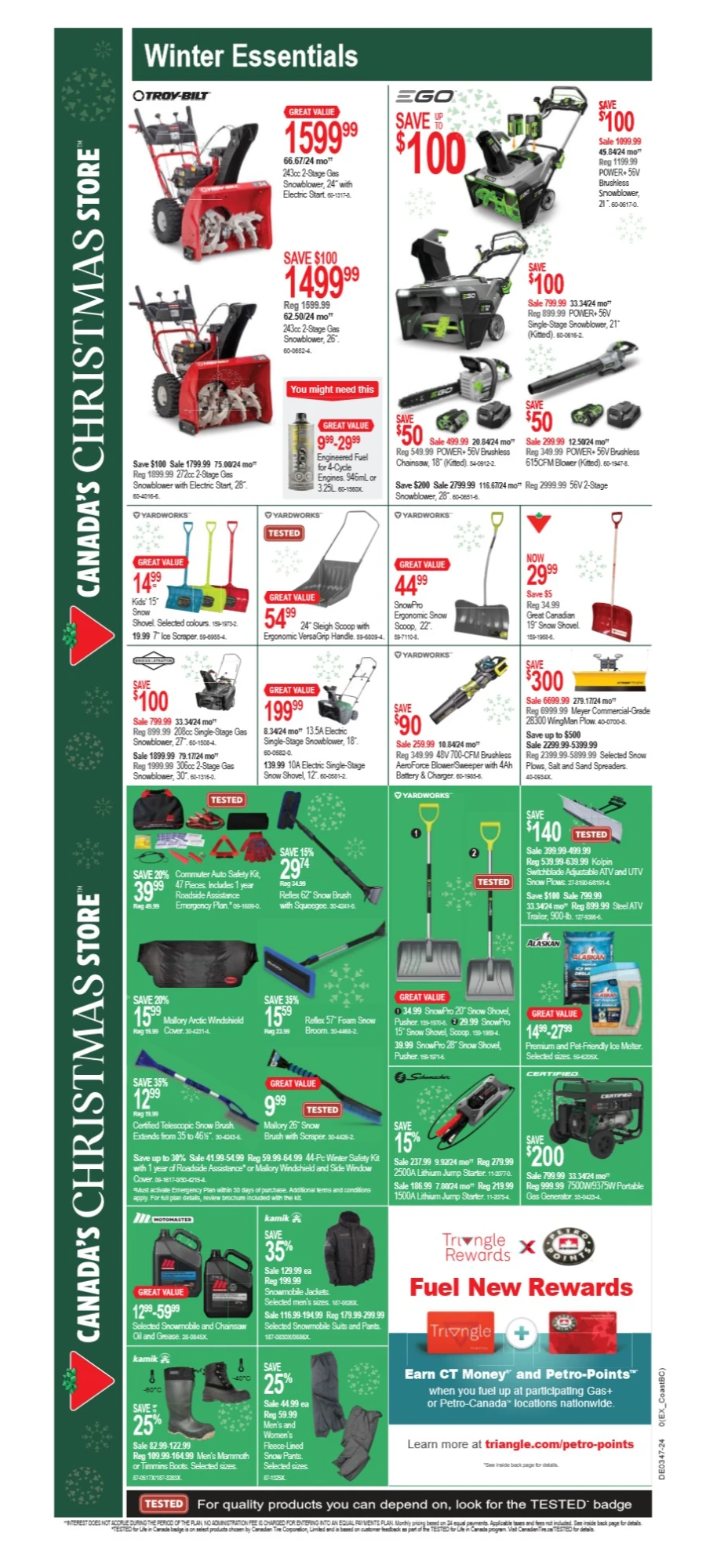 canadian tire christmas flyer november 14 20 22