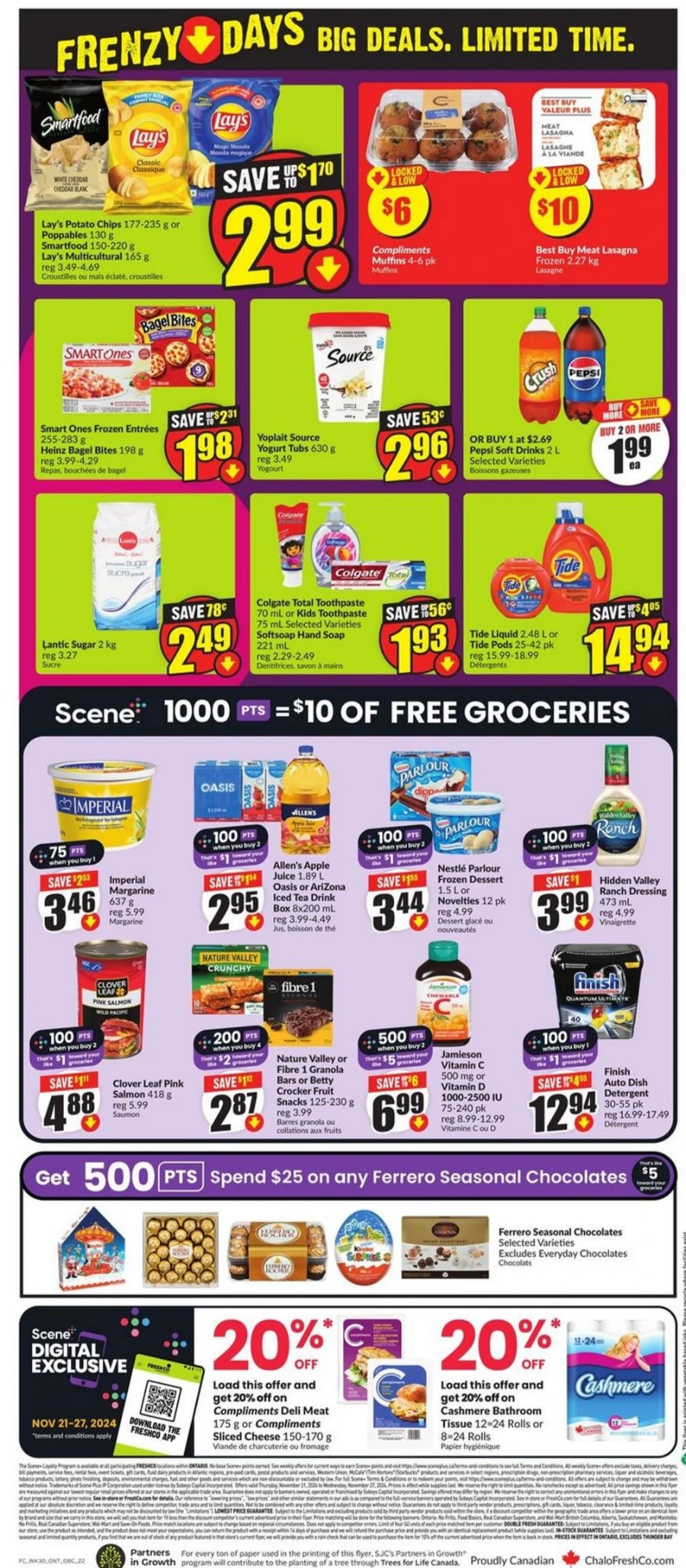 chalo freshco flyer november 21 27 4