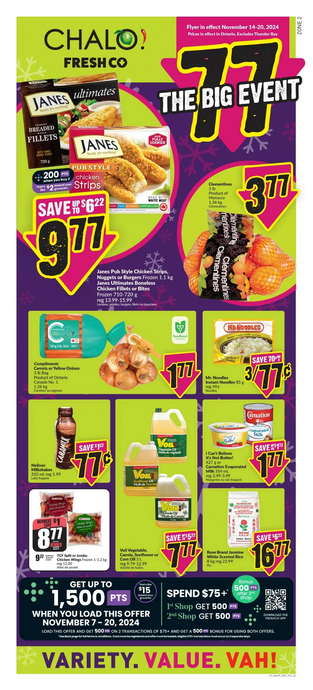 Chalo Freshco Canada Flyer