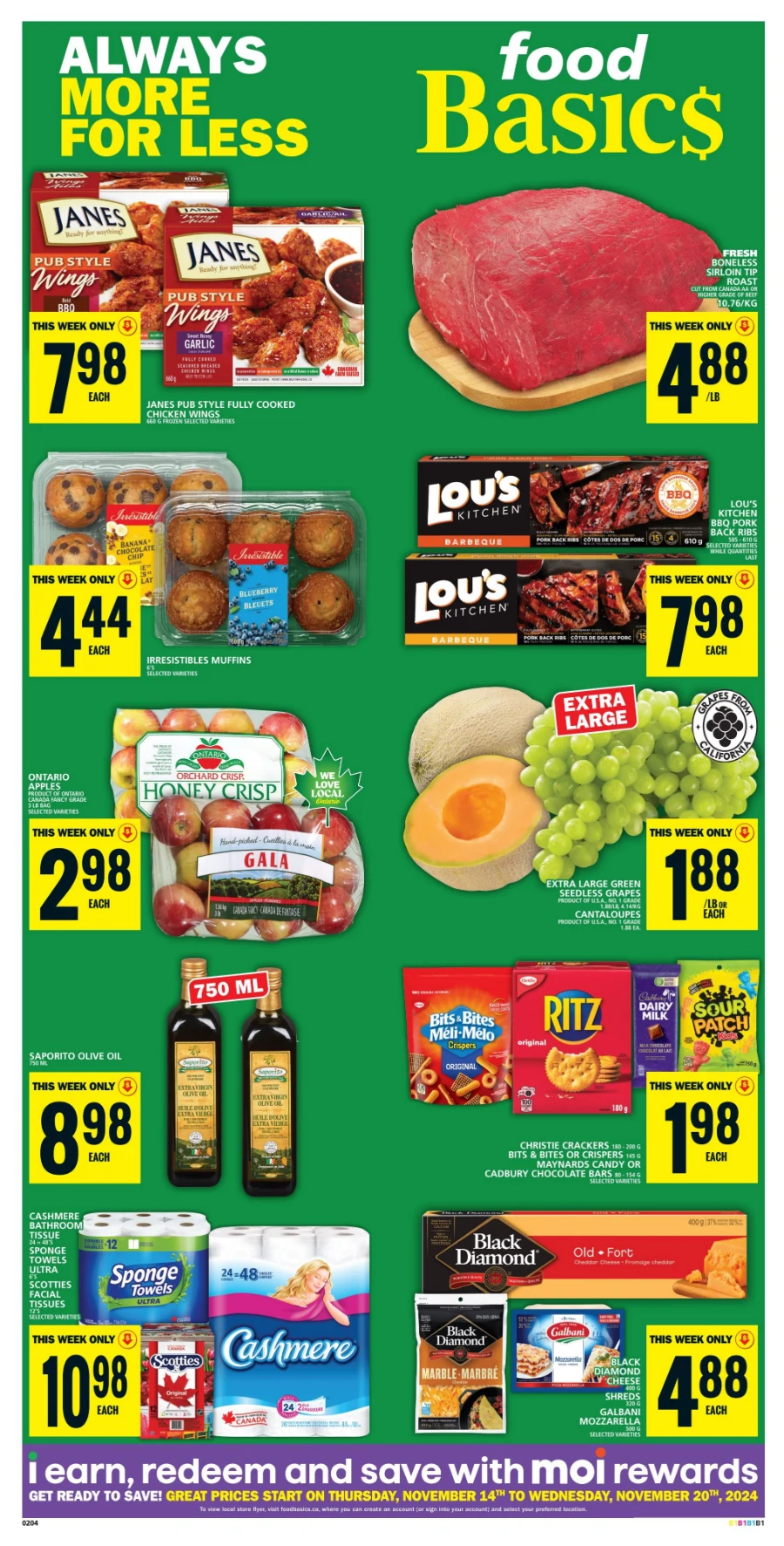 food basics flyer november 14 to 20 2