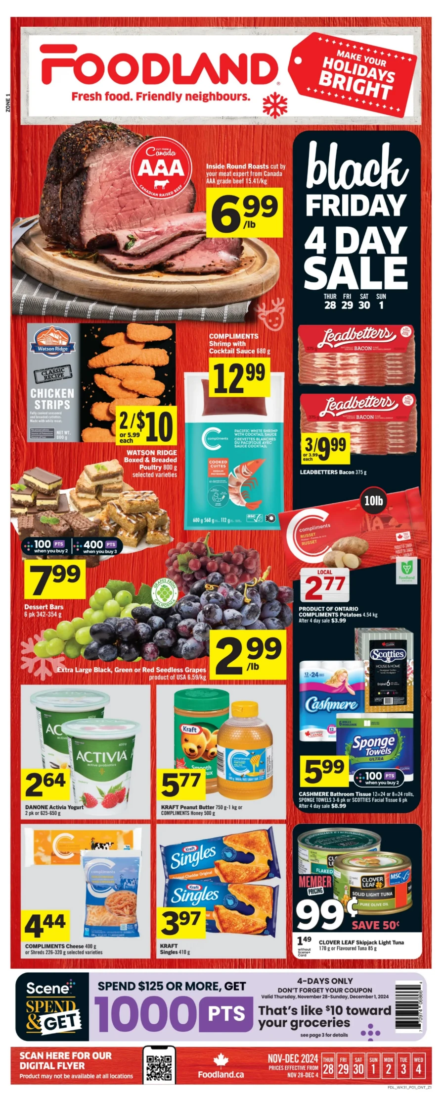 foodland flyer november 28 1