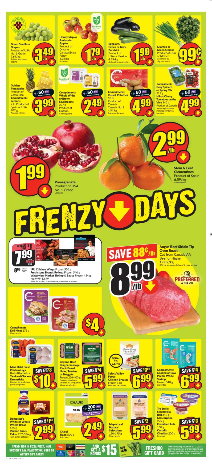 freshco flyer november 21 27 3