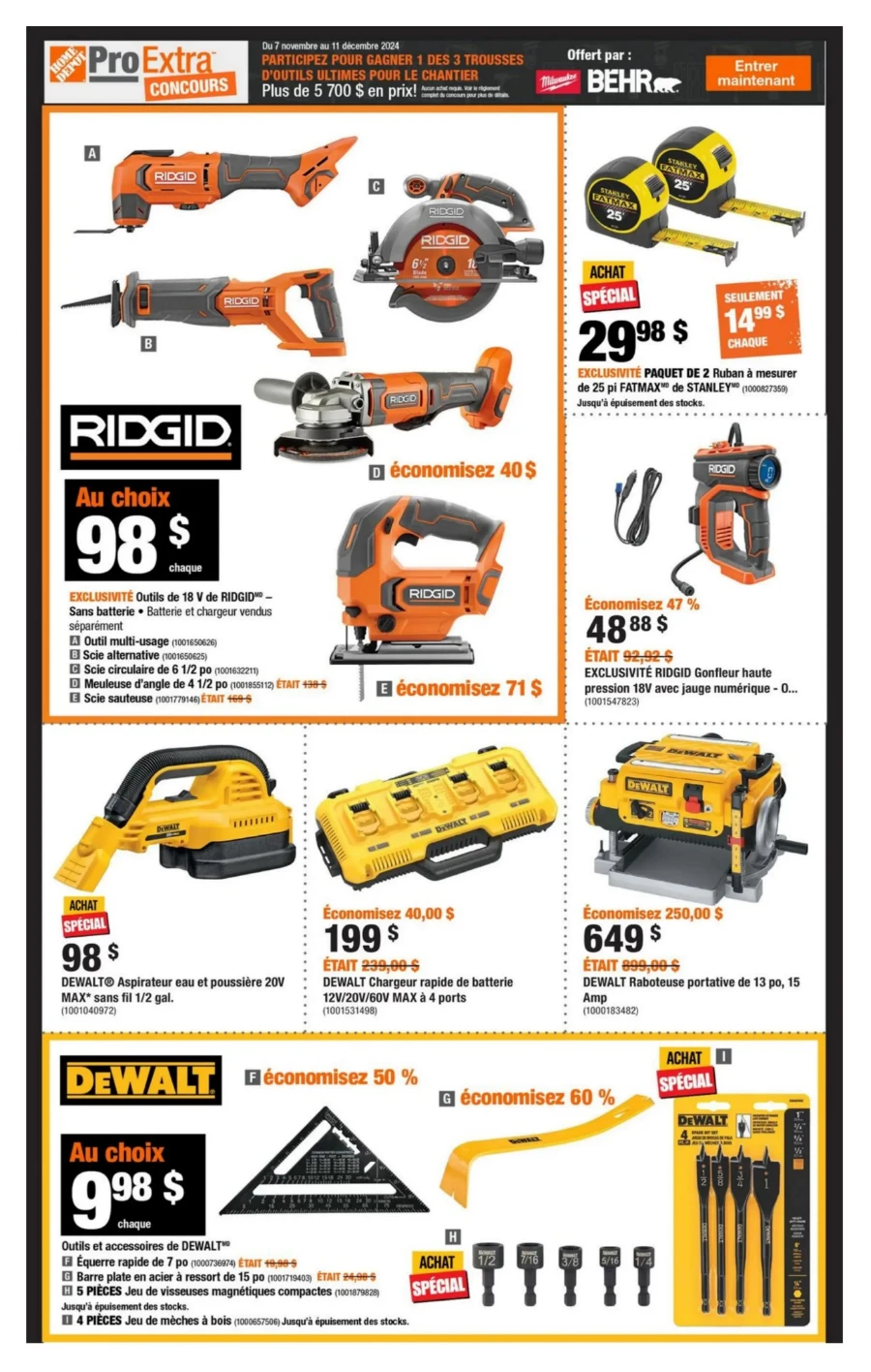 home depot flyer november 21 27 9