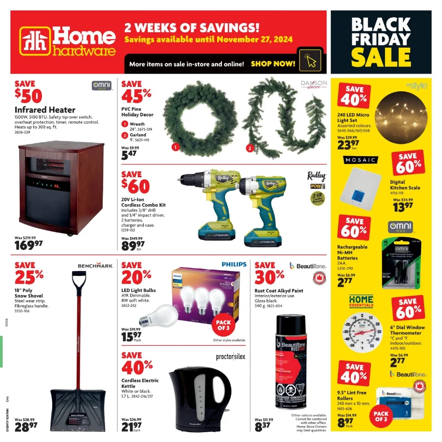 home hardware flyer november 14 20 12