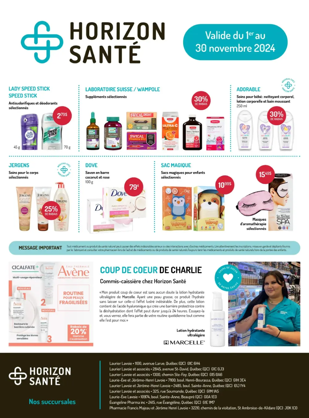 Horizon Sante Canada Black Friday 2024