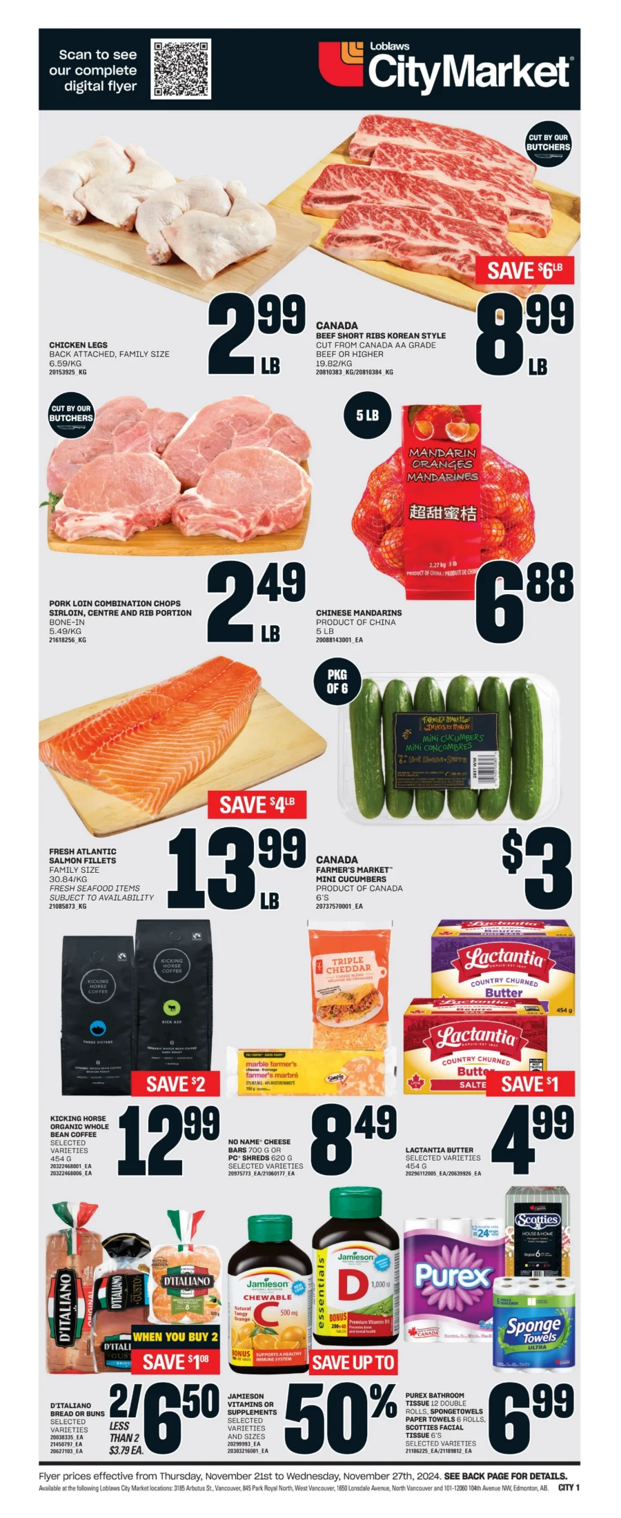 independent grocer flyer november 21 27 3