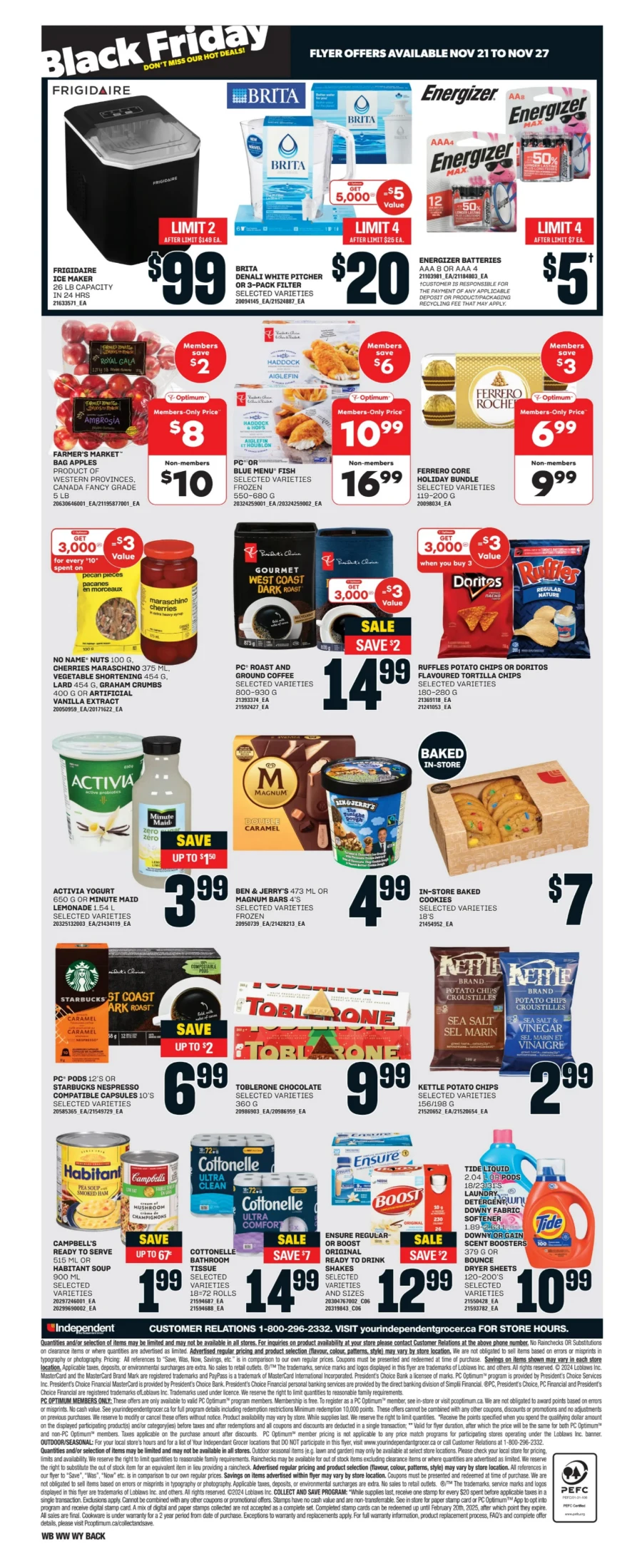 independent grocer flyer november 21 27 4