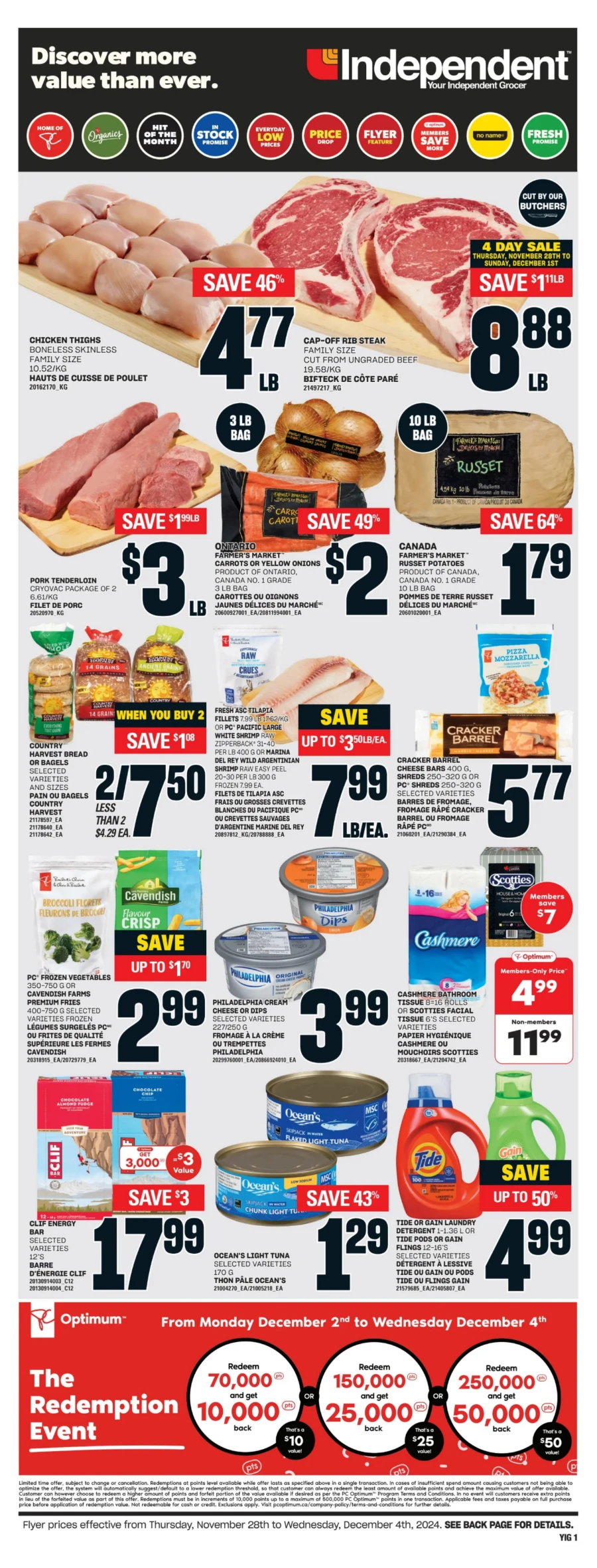 independent grocer flyer november 28 3