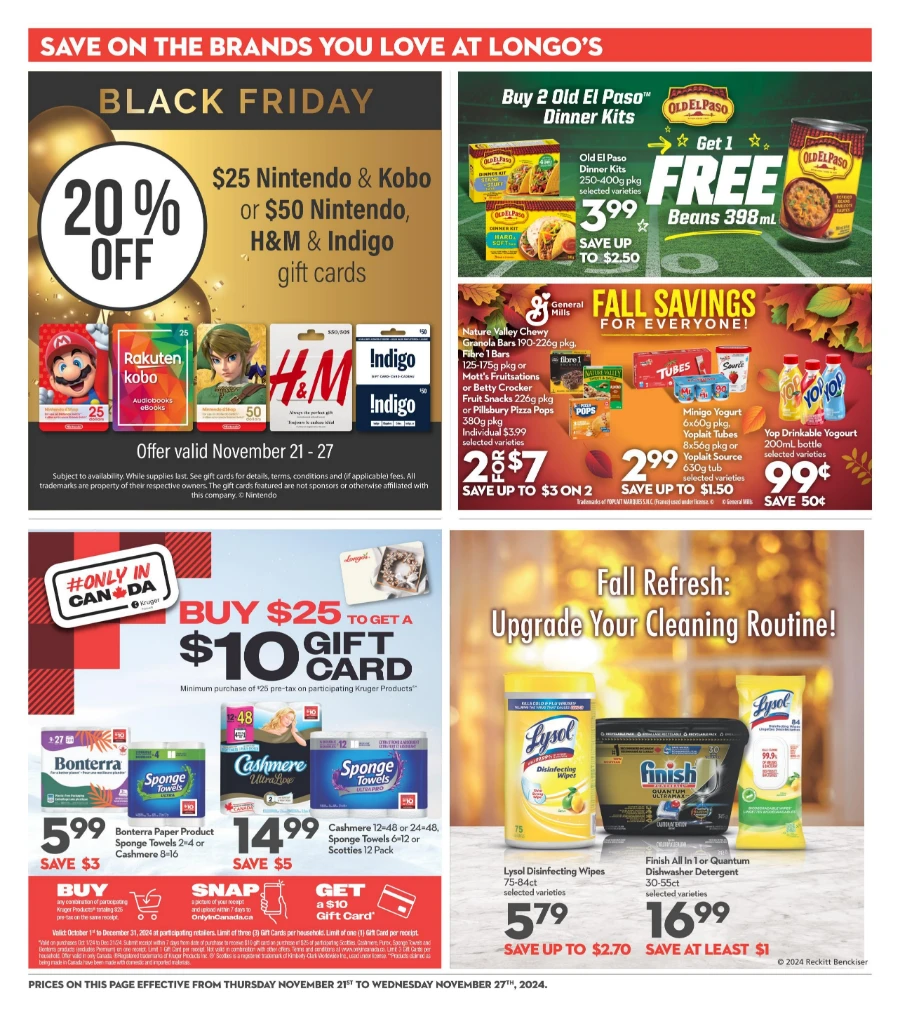 longos flyer november 21 to 27 18