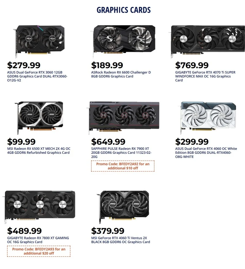 newegg black friday flyer 21 30 12