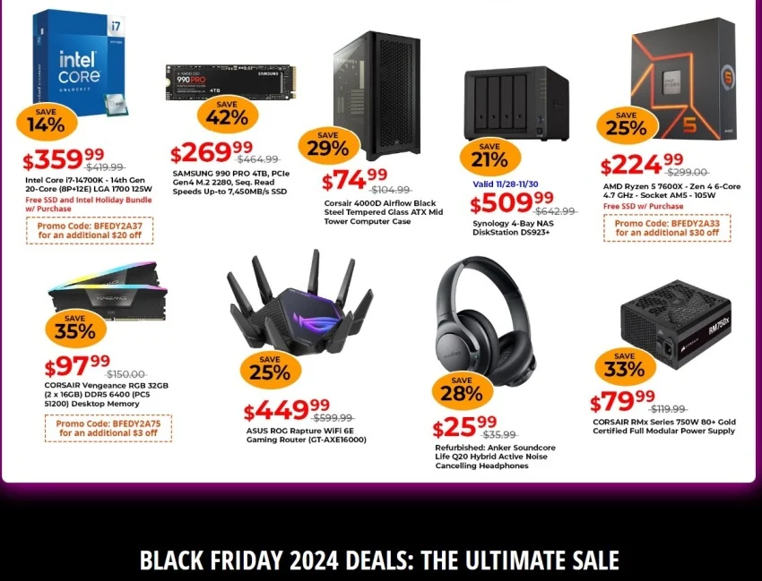 newegg black friday flyer 21 30 2