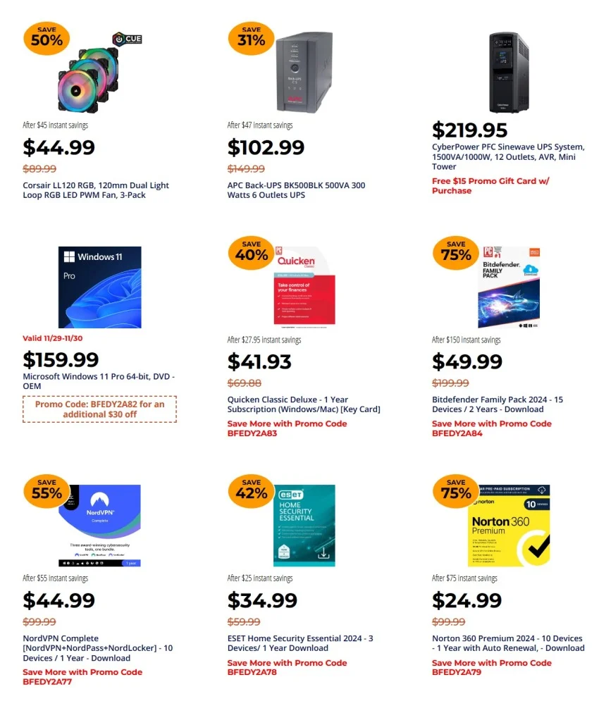 newegg black friday flyer 21 30 22