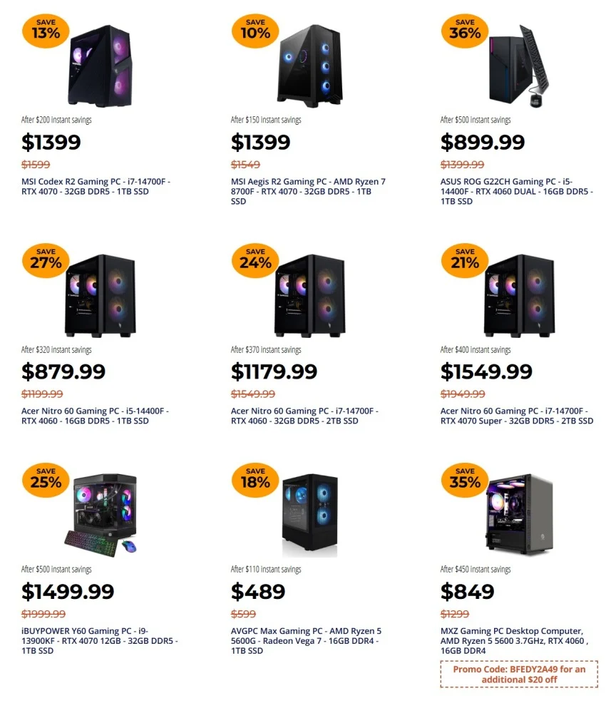 newegg black friday flyer 21 30 4