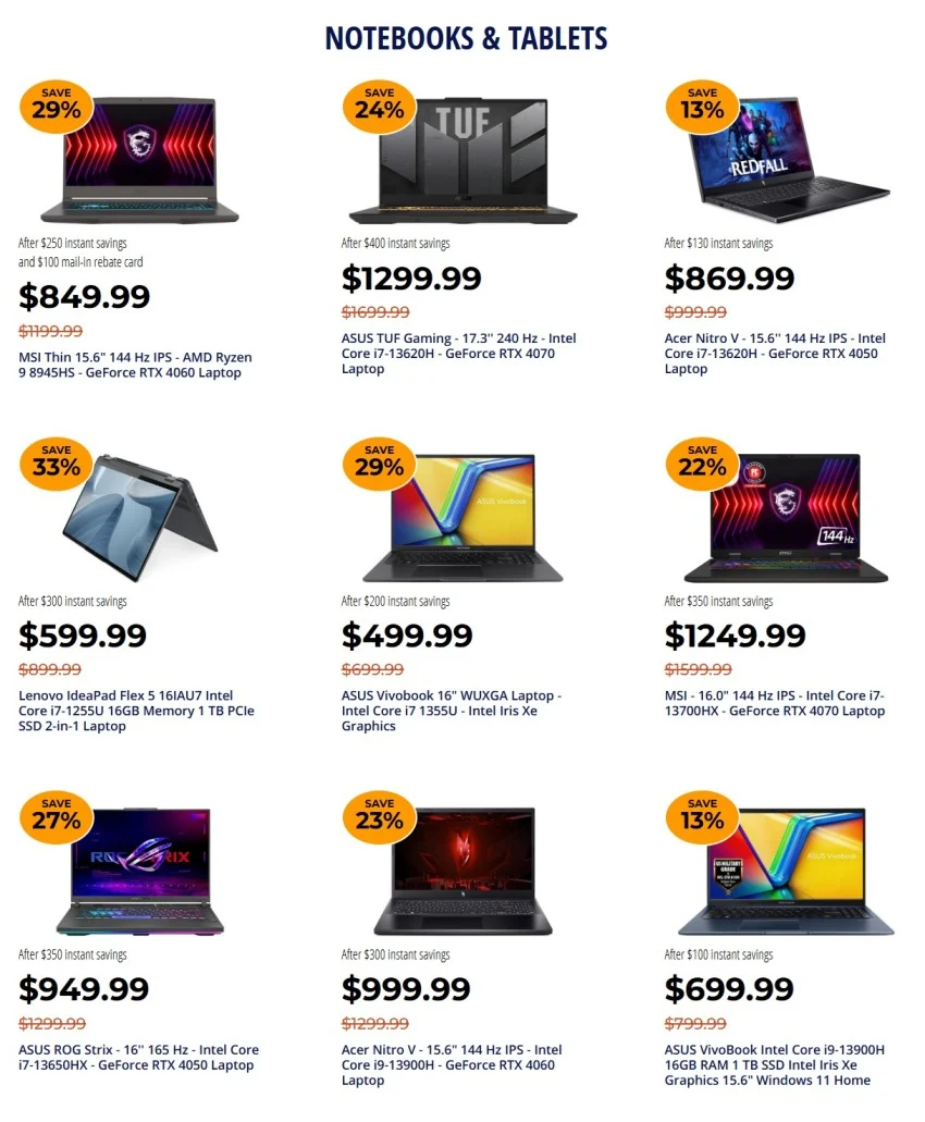 newegg black friday flyer 21 30 8