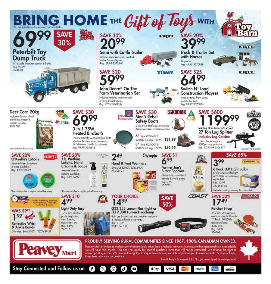 peavey mart flyer november 22 28 2