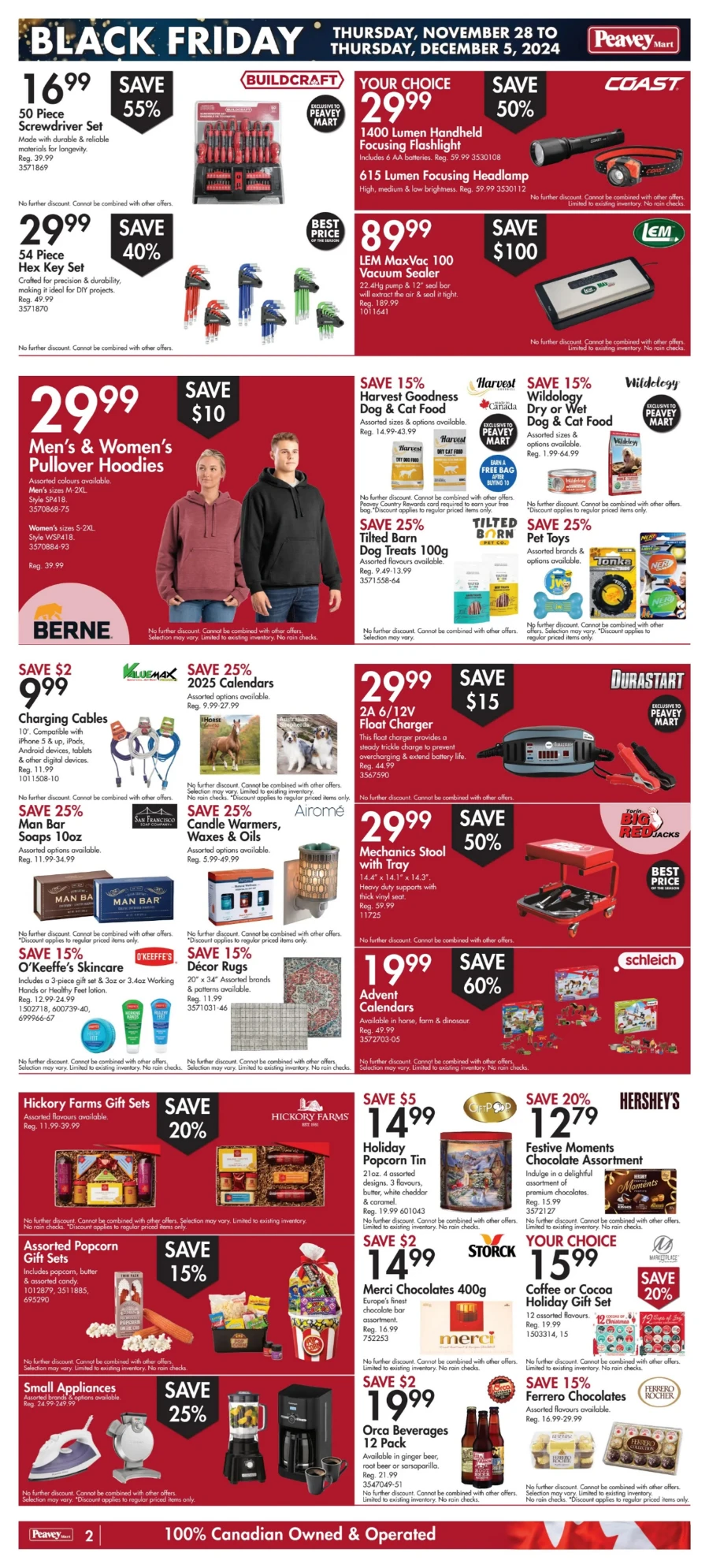 peavey mart flyer november 29 2