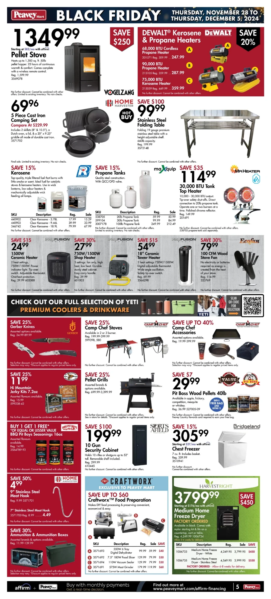 peavey mart flyer november 29 5