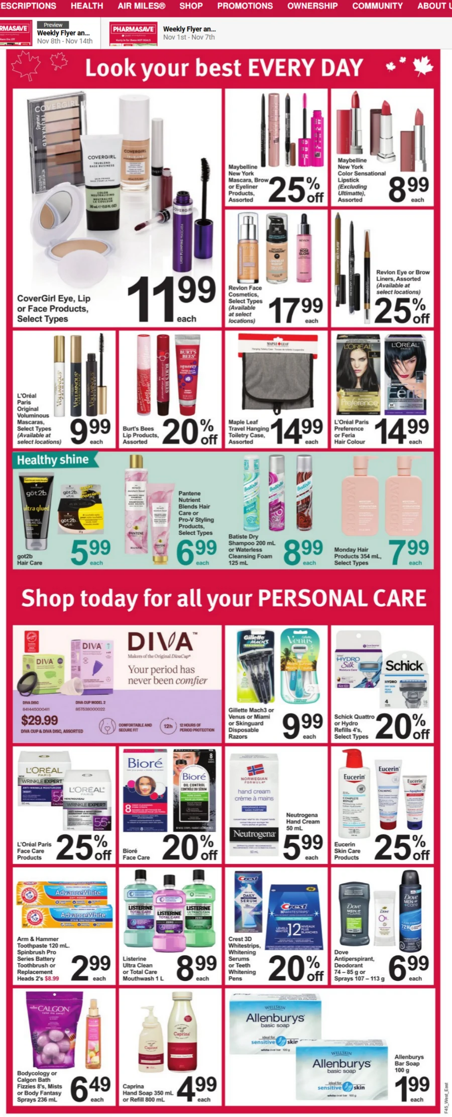 pharmasave flyer november 8 14 2