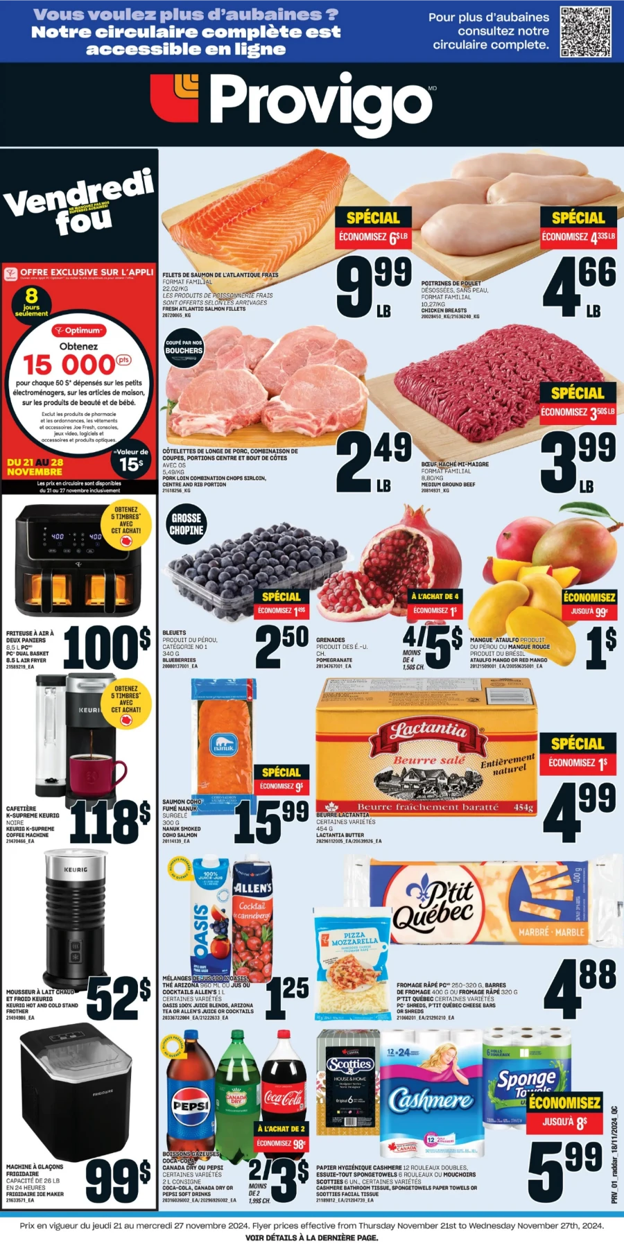 provigo flyer november 21 27 1