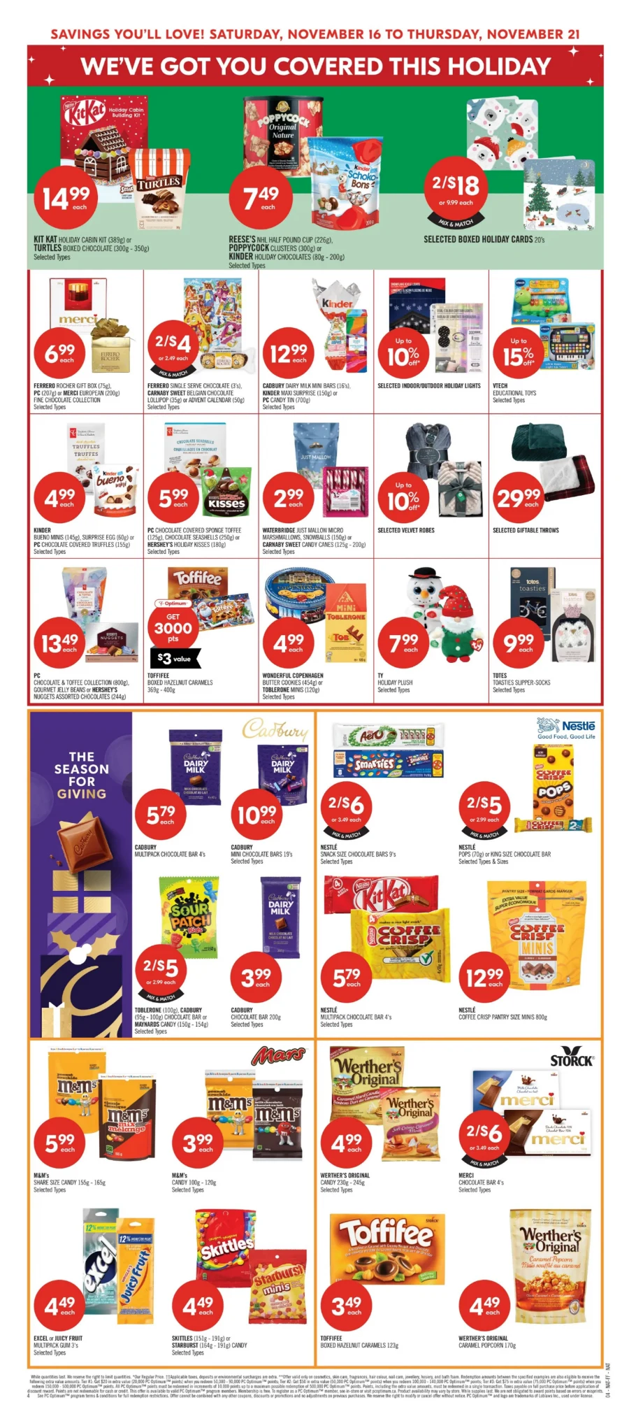 shoppers drug mart flyer november 16 21 16