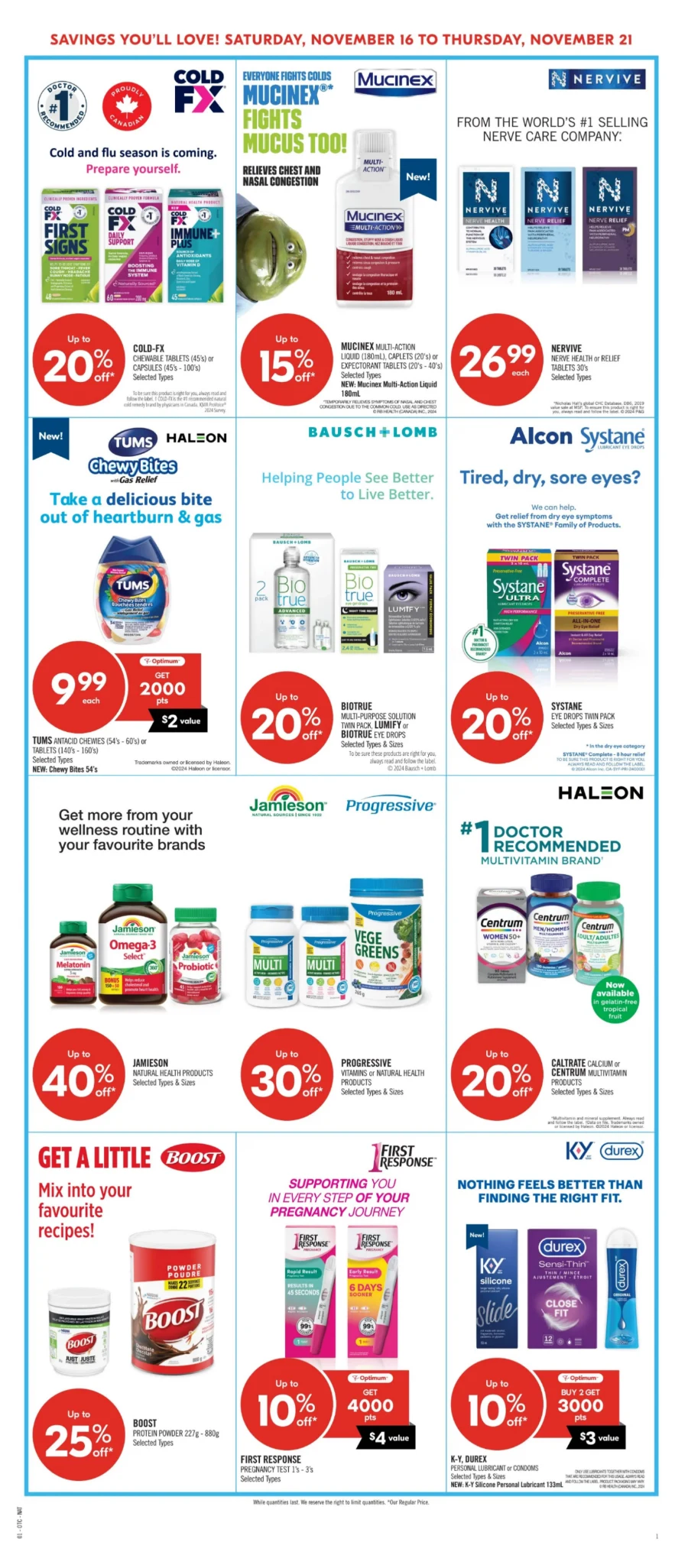 shoppers drug mart flyer november 16 21 24