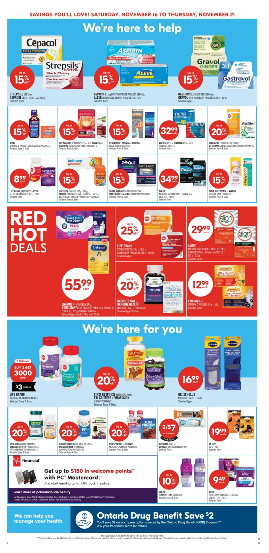 shoppers drug mart flyer november 16 21 6