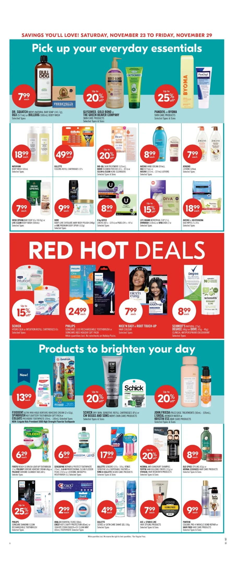 shoppers drug mart flyer november 23 28 10