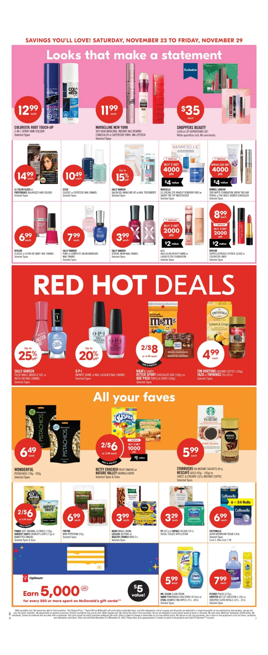 shoppers drug mart flyer november 23 28 11