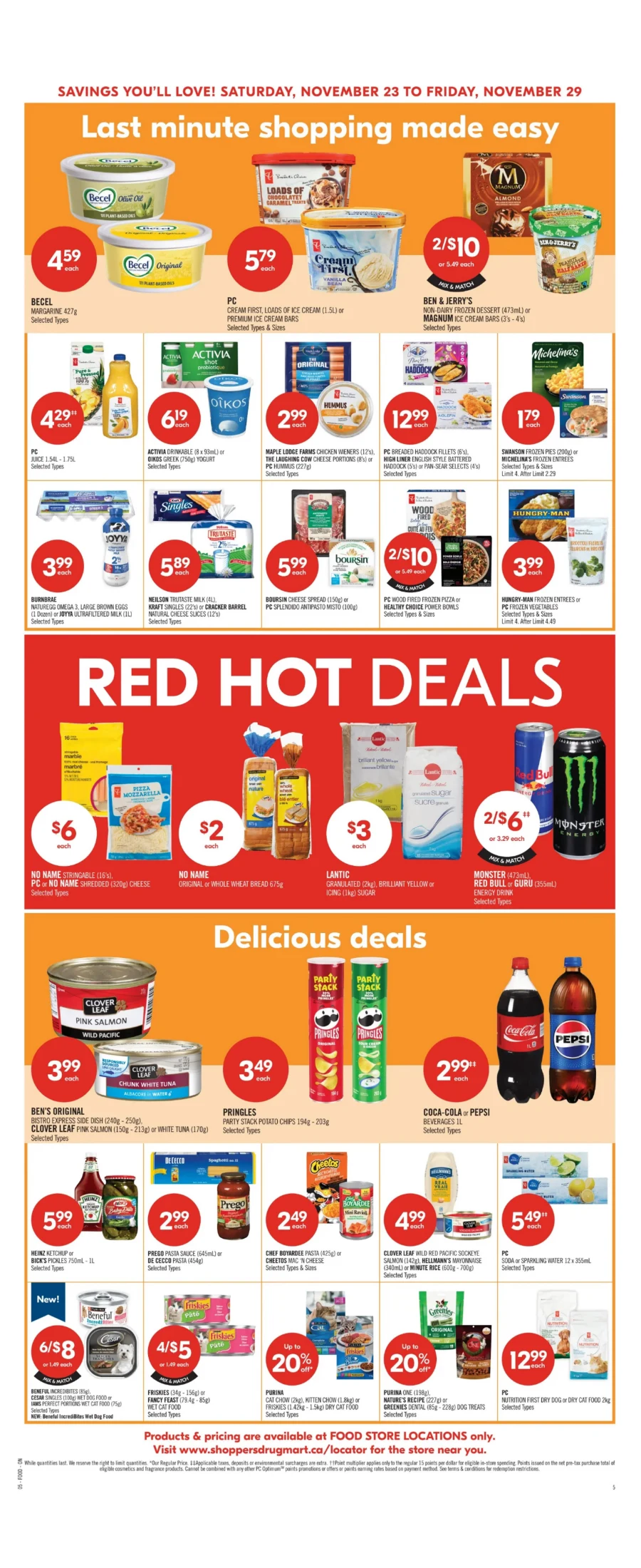 shoppers drug mart flyer november 23 28 17