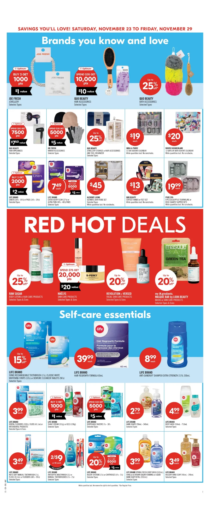 shoppers drug mart flyer november 23 28 22