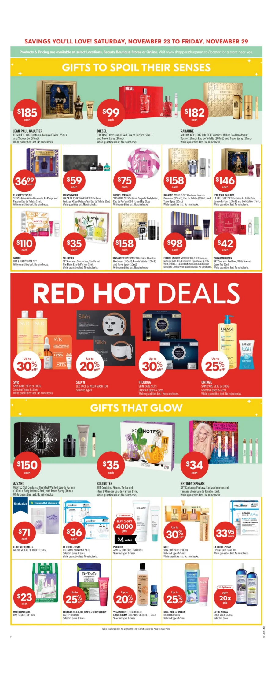 shoppers drug mart flyer november 23 28 8