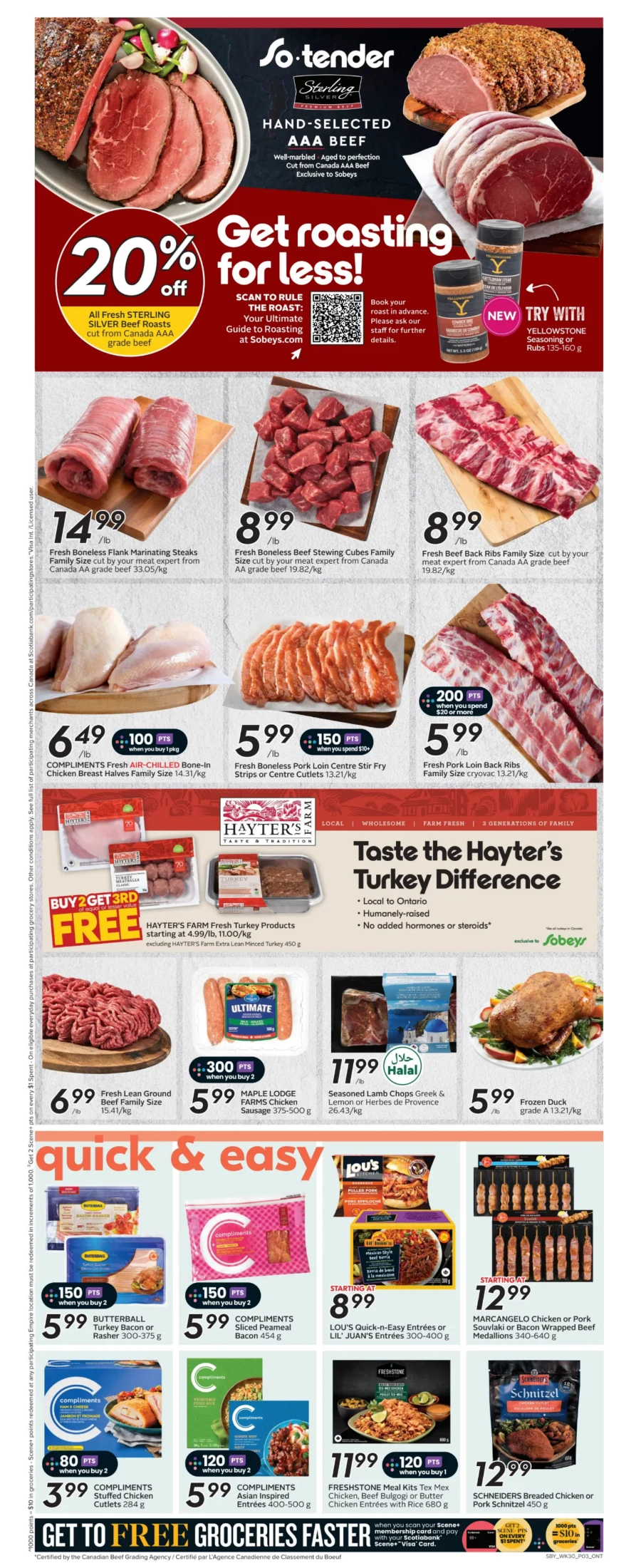 sobeys flyer on november 21 27 9