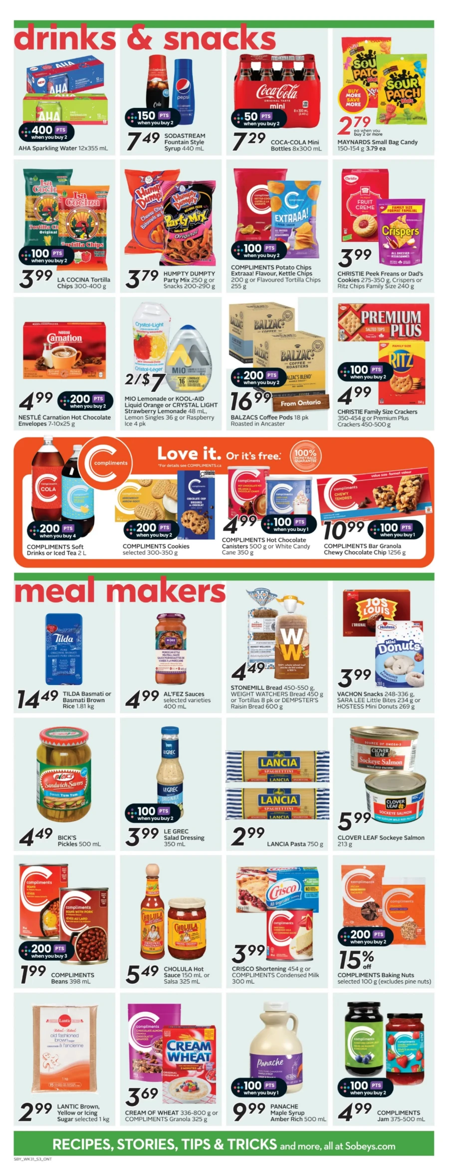 sobeys flyer on november 28 15